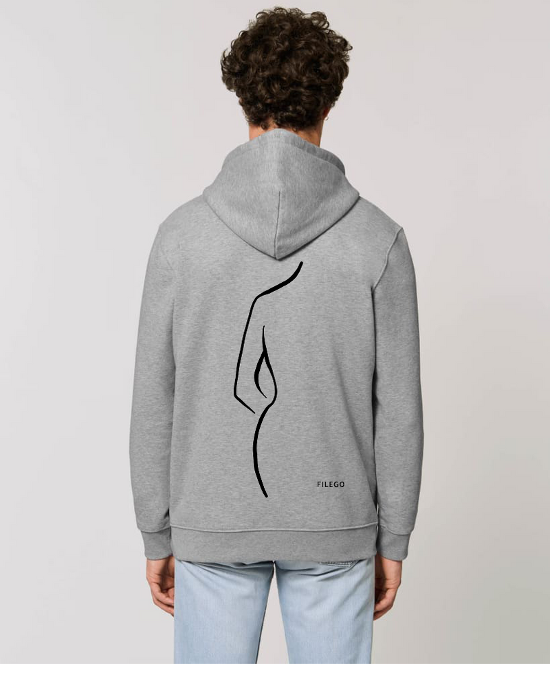 Filego One Line Corpus Hoodie UNISEX