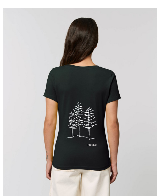 Filego One Line Tree Basic T-Shirt