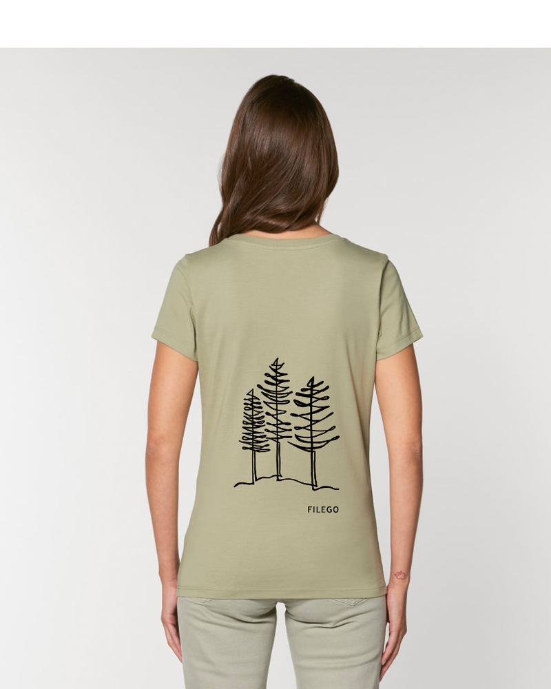 Filego One Line Tree Basic T-Shirt