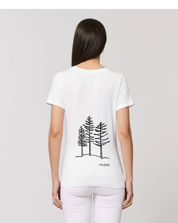 Filego One Line Tree Basic T-Shirt
