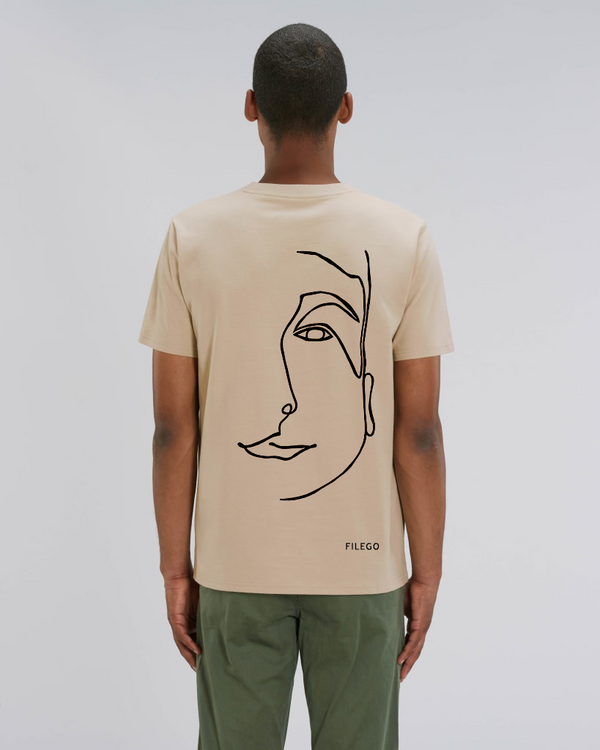 Filego One Line Face T-Shirt