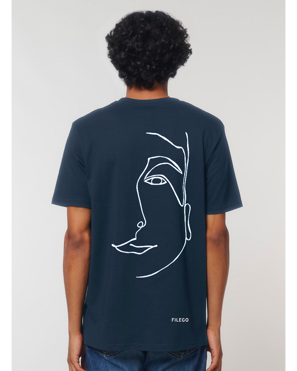 Filego One Line Face T-Shirt