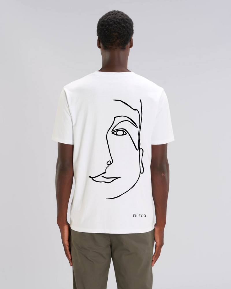 Filego One Line Face T-Shirt