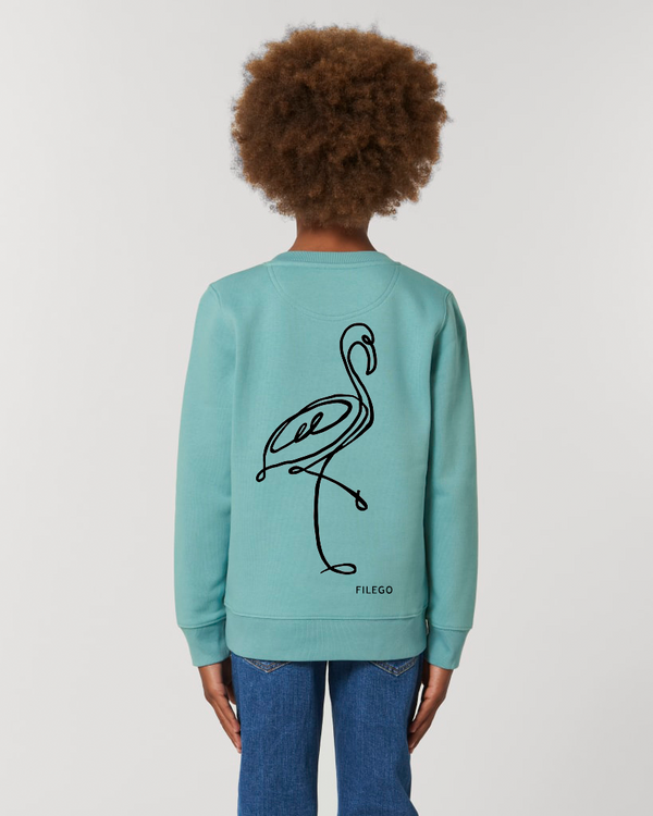 Filego One Line Flamingo Mini Sweatshirt
