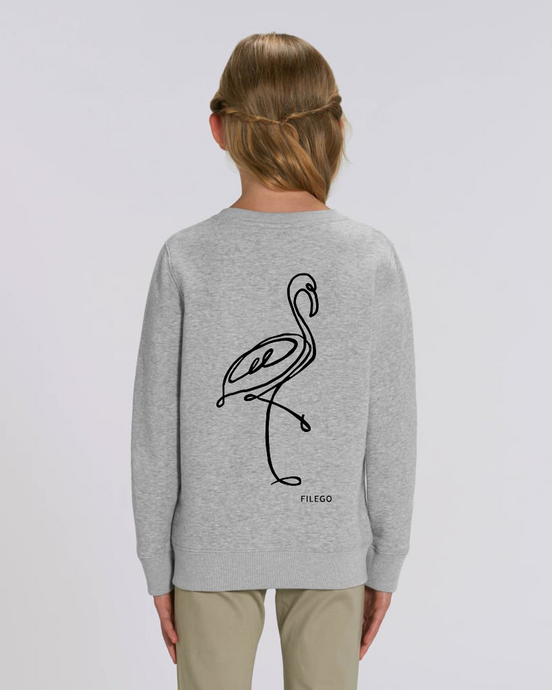 Filego One Line Flamingo Mini Sweatshirt