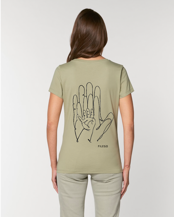 Filego One Line Hands Basic T-Shirt