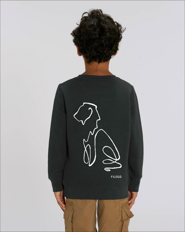 Filego One Line Lion Mini Sweatshirt