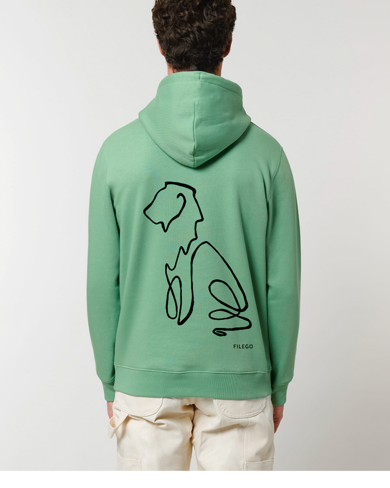 Filego One Line Lion Hoodie UNISEX
