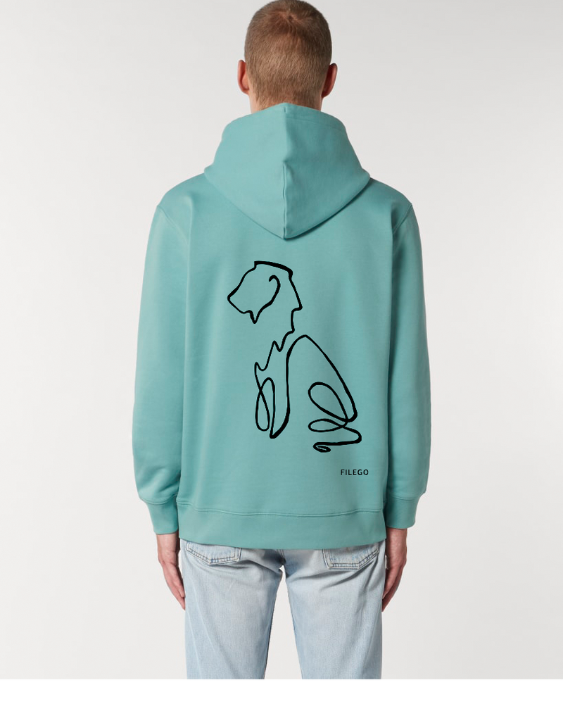 Filego One Line Lion Hoodie UNISEX